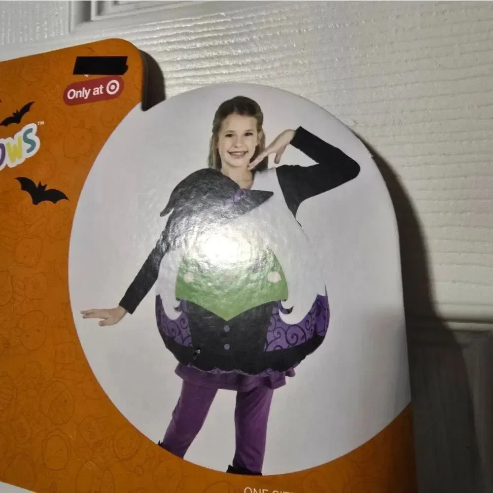 Nwt Squishmallows Kids' Mariposa the Witch Halloween Costume Suit One Size